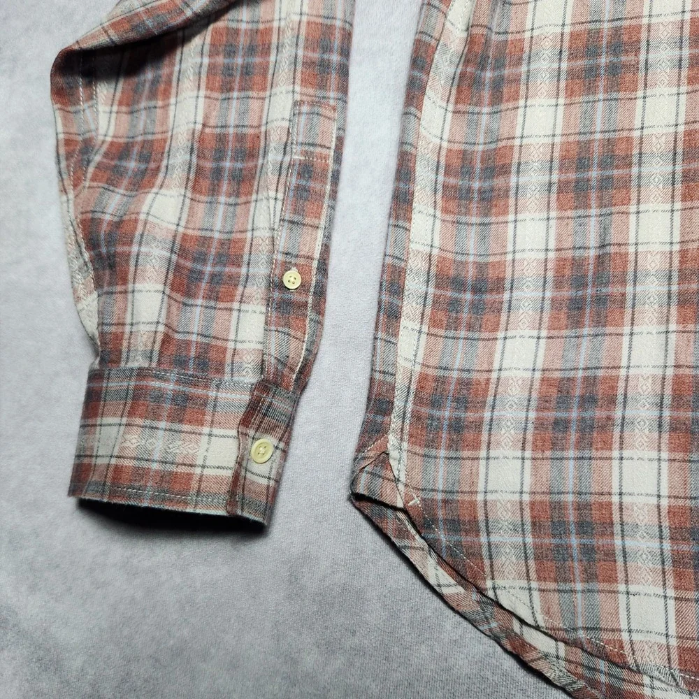 Lucky Brand Mens Plaid‎ Flannel Classic Fit Long Sleeve Shirt XL Lightweight